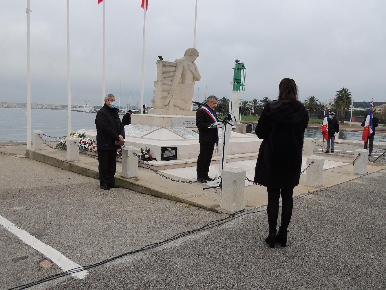 2020 12 05 LA SEYNE SUR MER JOURNEE NATIONALE HOMMAGE AUX MORTS POUR LA FRANCE EN AFN (7).JPG -           